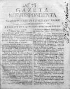 Korespondent Warszawski Donoszący Wiadomości Krajowe i Zagraniczne 1809, Nr 73