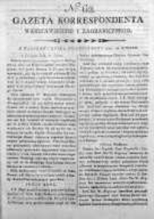 Gazeta Korrespondenta Warszawskiego y Zagranicznego 1800, Nr 62