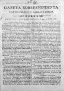 Gazeta Korrespondenta Warszawskiego y Zagranicznego 1800, Nr 66