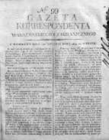 Korespondent Warszawski Donoszący Wiadomości Krajowe i Zagraniczne 1809, Nr 99