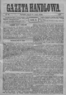 Gazeta Handlowa. Pismo poświęcone handlowi, przemysłowi fabrycznemu i rolniczemu, 1871, Nr 36