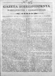 Gazeta Korrespondenta Warszawskiego y Zagranicznego 1800, Nr 83