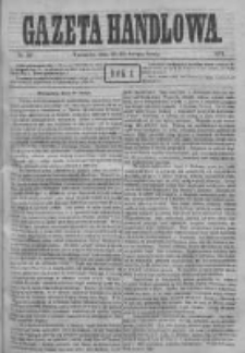 Gazeta Handlowa. Pismo poświęcone handlowi, przemysłowi fabrycznemu i rolniczemu, 1871, Nr 42