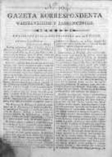 Gazeta Korrespondenta Warszawskiego y Zagranicznego 1800, Nr 104