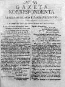 Korespondent Warszawski Donoszący Wiadomości Krajowe i Zagraniczne 1810, Nr 53