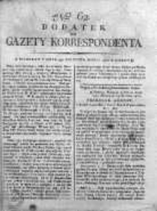 Korespondent Warszawski Donoszący Wiadomości Krajowe i Zagraniczne 1810, Nr 62
