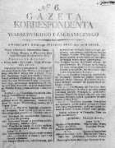Korespondent Warszawski Donoszący Wiadomości Krajowe i Zagraniczne 1812, Nr 6
