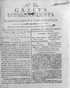 Korespondent Warszawski Donoszący Wiadomości Krajowe i Zagraniczne 1812, Nr 35