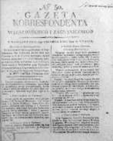 Korespondent Warszawski Donoszący Wiadomości Krajowe i Zagraniczne 1812, Nr 50