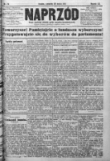 Naprzód. Czasopismo polityczne i społeczne. - Organ partyi socyal-demokratycznej 1911, R. XX, Nr 073