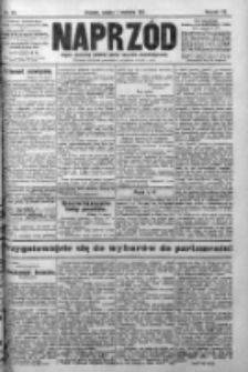 Naprzód. Czasopismo polityczne i społeczne. - Organ partyi socyal-demokratycznej 1911, R. XX, Nr 075