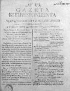 Korespondent Warszawski Donoszący Wiadomości Krajowe i Zagraniczne 1812, Nr 66