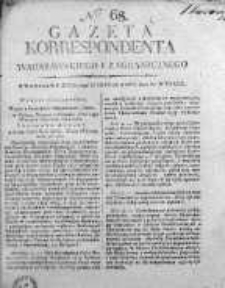 Korespondent Warszawski Donoszący Wiadomości Krajowe i Zagraniczne 1812, Nr 68