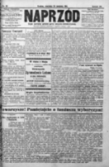 Naprzód. Czasopismo polityczne i społeczne. - Organ partyi socyal-demokratycznej 1911, R. XX, Nr 093