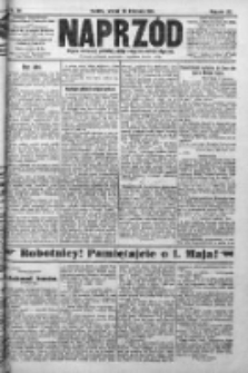Naprzód. Czasopismo polityczne i społeczne. - Organ partyi socyal-demokratycznej 1911, R. XX, Nr 094