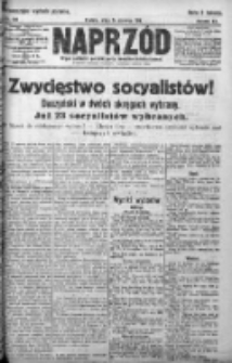 Naprzód. Czasopismo polityczne i społeczne. - Organ partyi socyal-demokratycznej 1911, R. XX, Nr 134