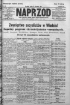 Naprzód. Czasopismo polityczne i społeczne. - Organ partyi socyal-demokratycznej 1911, R. XX, Nr 141