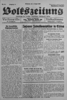 Volkszeitung 4 sierpień 1937 nr 212