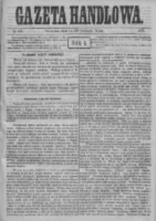 Gazeta Handlowa. Pismo poświęcone handlowi, przemysłowi fabrycznemu i rolniczemu, 1871, Nr 92