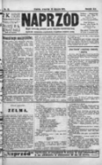 Naprzód. Czasopismo polityczne i społeczne. - Organ partyi socyal-demokratycznej 1912, R. XXI, Nr 013