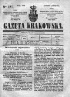Gazeta Krakowska 1840, III, Nr 181
