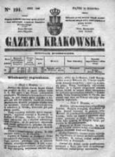 Gazeta Krakowska 1840, III, Nr 191