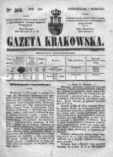 Gazeta Krakowska 1840, III, Nr 205