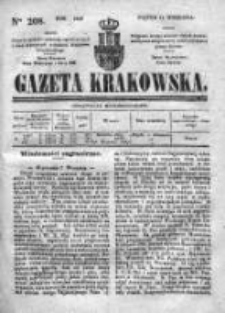 Gazeta Krakowska 1840, III, Nr 208