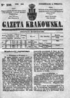 Gazeta Krakowska 1840, III, Nr 210