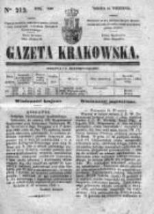 Gazeta Krakowska 1840, III, Nr 212