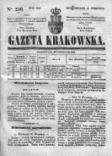 Gazeta Krakowska 1840, III, Nr 216