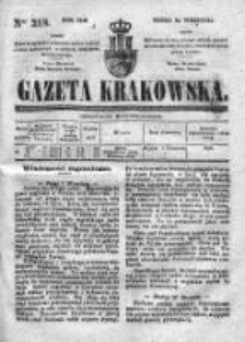 Gazeta Krakowska 1840, III, Nr 218