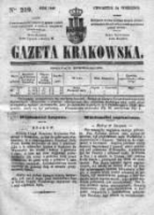 Gazeta Krakowska 1840, III, Nr 219