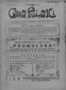 Głos Polski. Tygodnik ilustrowany polityczny, społeczny i literacki 1915, Nr 6