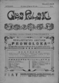 Głos Polski. Tygodnik ilustrowany polityczny, społeczny i literacki 1915, Nr 8