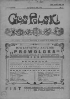 Głos Polski. Tygodnik ilustrowany polityczny, społeczny i literacki 1915, Nr 9