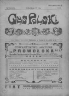 Głos Polski. Tygodnik ilustrowany polityczny, społeczny i literacki 1915, Nr 10