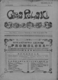 Głos Polski. Tygodnik ilustrowany polityczny, społeczny i literacki 1915, Nr 12
