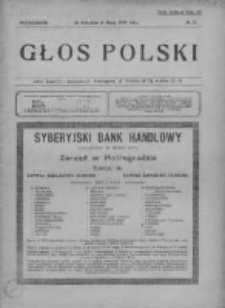 Głos Polski. Tygodnik ilustrowany polityczny, społeczny i literacki 1915, Nr 17