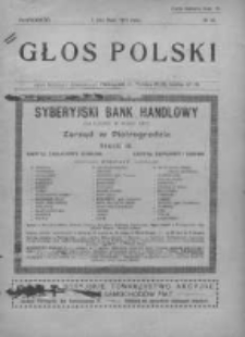 Głos Polski. Tygodnik ilustrowany polityczny, społeczny i literacki 1915, Nr 18