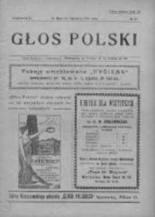 Głos Polski. Tygodnik ilustrowany polityczny, społeczny i literacki 1915, Nr 22