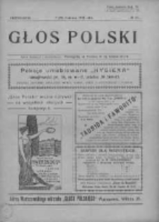 Głos Polski. Tygodnik ilustrowany polityczny, społeczny i literacki 1915, Nr 23