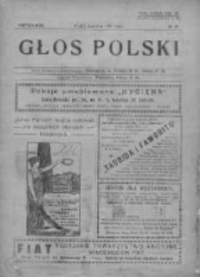 Głos Polski. Tygodnik ilustrowany polityczny, społeczny i literacki 1915, Nr 24