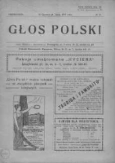 Głos Polski. Tygodnik ilustrowany polityczny, społeczny i literacki 1915, Nr 25