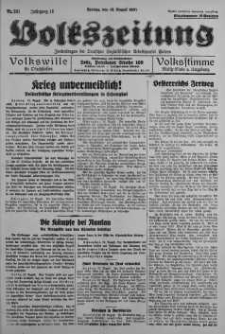 Volkszeitung 13 sierpień 1937 nr 221