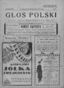 Głos Polski. Tygodnik ilustrowany polityczny, społeczny i literacki 1915, Nr 39