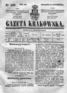Gazeta Krakowska 1840, IV, Nr 249