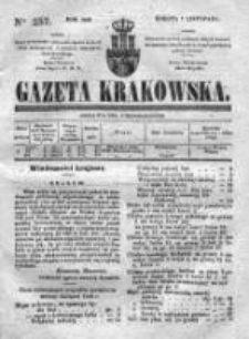 Gazeta Krakowska 1840, IV, Nr 257
