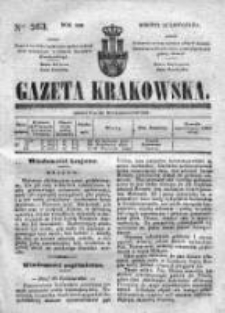 Gazeta Krakowska 1840, IV, Nr 263
