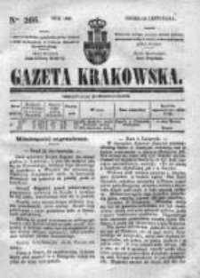 Gazeta Krakowska 1840, IV, Nr 266
